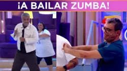 ¡Baile total! Massaccesi y el Dr. Adrián Cormillot lo dieron todo en la clase de zumba de Romina