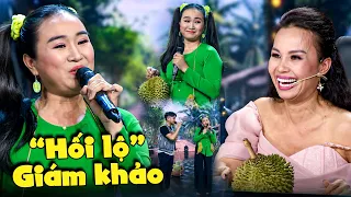 "CÔ BÁN SẦU RIÊNG" giọng ngọt lại còn "HỐI LỘ" QUÀ KHỦNG khiến giám khảo CƯỜI TÍT MẮT | THVL