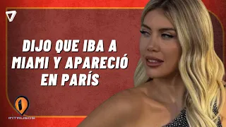 ✈️ WAR! | Wanda Nara said she was traveling to Milan but appeared in Paris with her daughters