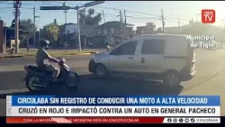 CINCO TV - CRUZÓ EN ROJO, CHOCÓ A ALTA VELOCIDAD Y LAS CÁMARAS DEL COT CAPTARON EL IMPACTO