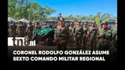 Ejército de Nicaragua realiza traspaso de mando en sexto comando militar regional