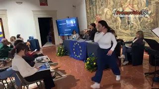 Gerace(RC)Sala dell' Arazzo. Convegno l' Europa siamo noi' L'Europa siamo noi.