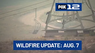 Oregon wildfire update: Grasshopper Fire closes OR 35 near Mt. Hood