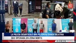CINCO TV - LA POLICÍA DESARTICULÓ UNA PELIGROSA BANDA DELICTIVA QUE OPERABA EN ZONA NORTE