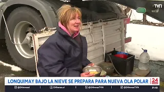 Lonquimay buried in snow prepares for a new polar wave | 24 Horas TVN Chile