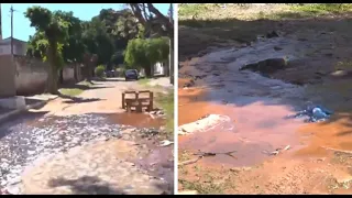 Vecinos de Lambaré denuncian caños rotos desde hace 10 años