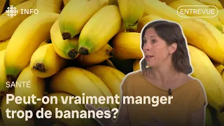 Une banane, trop sucrée? Une nutritionniste démystifie certaines affirmations | Première ligne