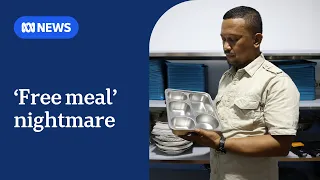 Kitchens empty as remote Indonesian villages miss out on free meals | The World | ABC NEWS