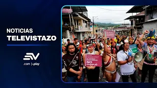 Ejército incauta maquinaria y captura a dos personas en la Amazonía | Televistazo | Ecuavisa