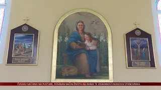 Malo mjesto, velika vjera -  Franjo Molnar crkvi sv. Roka u Bankovcima darovao novi križni put