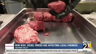 How beef, diesel prices are affecting local farmers