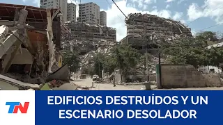 TN en la zona más afectada por los terremotos: la angustia de las familias de los desaparecidos