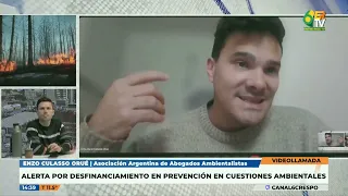 P6 Enzo Culasso Orué: Alarm Over Defunding of Environmental Prevention Efforts