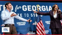 WATCH: Crowd Goes Bananas for Kamala Harris as Jon Ossoff Calls Her Onstage in Atlanta | N18G