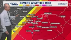 Сильные грозы, а затем сильные морозы. Вот что ожидает Северную и Южную Каролины.