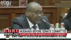 PCS Мудавади предстал перед комитетом Сената и председательствовал на заседании по соглашению с о...