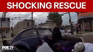 E-bike rider pinned under car rescued by bystanders in PA