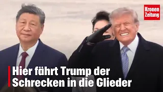 Trump visibly rattled during state visit | krone.tv NEWS