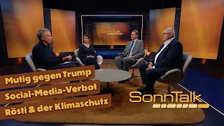 Rösti and Climate Protection, Social Media Verdict, and Bravely Facing Trump | SonnTalk