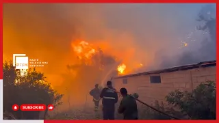 Flakë të mëdha në Dragot të Tepelenës, vijon beteja e zjarrfikësve për shuarjen e zjarrit