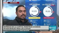What are the current dam water levels in Tegucigalpa?
