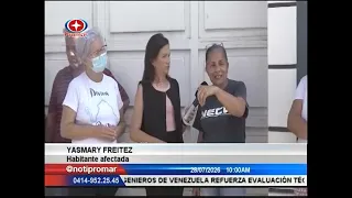 Collapse of sewage system reported in the Las Casitas neighborhood, Tamaca Parish