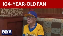 104-year-old Brewers fan tailgates for Game 3 | FOX6 News Milwaukee