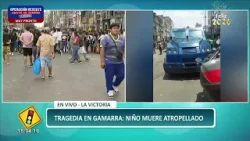 Hacen colecta para familia de menor que murió atropellado en Gamarra Hacen colecta para familia de menor que murió atropellado en Gamarra