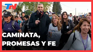 NELSON INTENTA LLEGAR A LA BASÍLICA DE LUJÁN