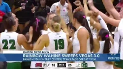 Rainbow Wahine sweep UNLV Rebels after hard-fought rallies