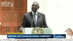 President Ruto meets Dawood Bohra community, praising them as highly distinguished. #ebrunews