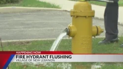 New Lebanon fire hydrant flushing