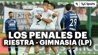 Los PENALES de DEP. RIESTRA 1 (4) - (2) 1 GIMNASIA LP por los OCTAVOS de FINAL de la COPA ARGENTINA