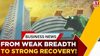 Market Rally Broadens! Midcaps Gain, Breadth Improves & IT Stocks Move Up | Business News | ET Now