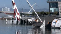 How nonprofits are working to clean up sunken boats in Oakland Estuary