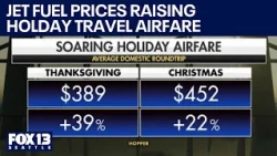 Holiday airfare soaring amid higher jet fuel costs | FOX 13 Seattle