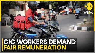 Telangana Gig Workers Erupt: Nearly 4 Lakh Gig Workers Observe 12-Hour Flash Strike | WION