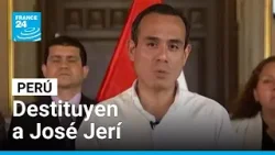 Congreso de Perú destituye a José Jerí a dos meses de las elecciones • FRANCE 24 Español