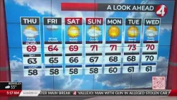 Thursday, April 25 San Francisco Bay Area weather forecast