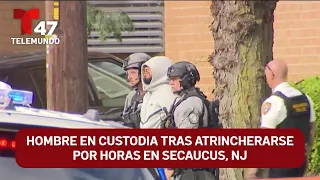 Man in custody after hours-long standoff in Secaucus, NJ