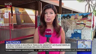 Szigorú iskolai intézkedéseket és a burka tilalmát jelentette be Giorgia Meloni - HírTV