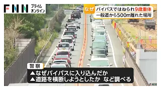 なぜ深夜のバイパスに…9歳男児が車にはねられ意識不明の重体　出入り可能な交差点から約500m離れた現場　広島・福山市（2026年08月01日）