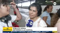 Miles de viajeros regresan a la capital tras finalizar festividades de Semana Santa