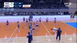 Παναθηναϊκός - ΑΟ Θήρας | 2-1 σετ , νέο ενδιαφέρον στο ματς