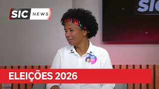 Silvia Cristina, Progressistas Senate candidate, interviewed on SIC News
