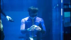 La heroicidad de Daniel Illescas al resolver el cubo de Rubik en 2:03 minutos en apnea - El Desafío