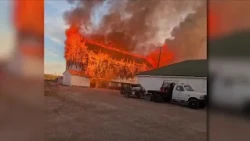 'Just down the block': Mequon neighbor reacts to 19th century barn fire