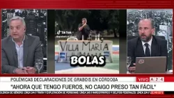 ? GRABOIS POLÉMICO: "AHORA QUE TENGO FUEROS, NO CAIGO PRESO TAN FÁCIL"