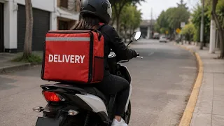 Delivery driver on motorcycle hit by bus and abandoned by driver in San Lorenzo