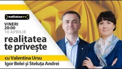 Igor Belei și Steluța Andrei, invitați la emisiunea „Realitatea te privește” Igor Belei și Steluța Andrei, invitați la emisiunea „Realitatea te privește”